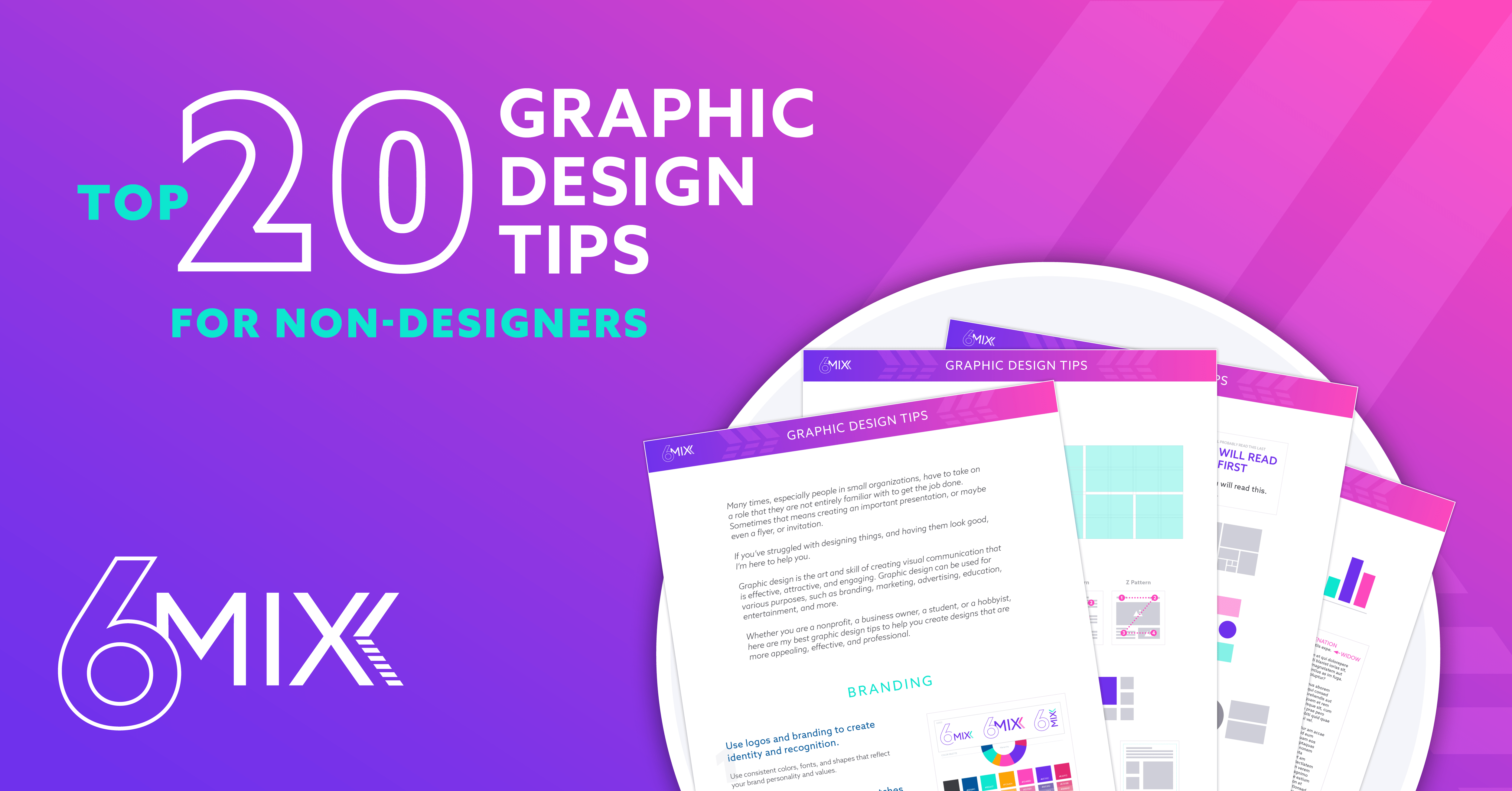 Top 20 graphic design tips for non-designers preview image by 6Mixx
